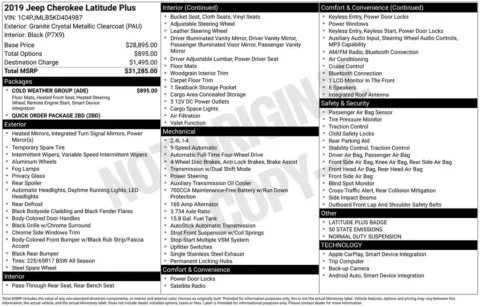 More photos of 2019 Jeep Cherokee Latitude Plus at Don Wood Chrysler Dodge Jeep Ram, OH