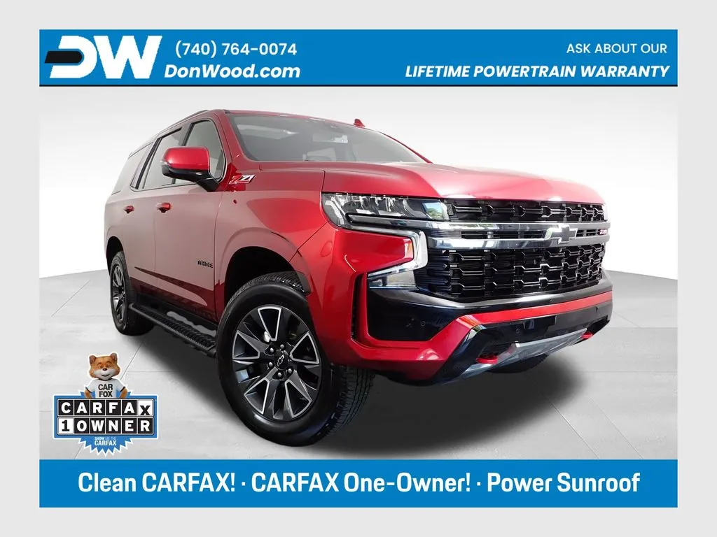 Red 2022 Chevrolet Tahoe Z71 for sale in Rockbridge, OH