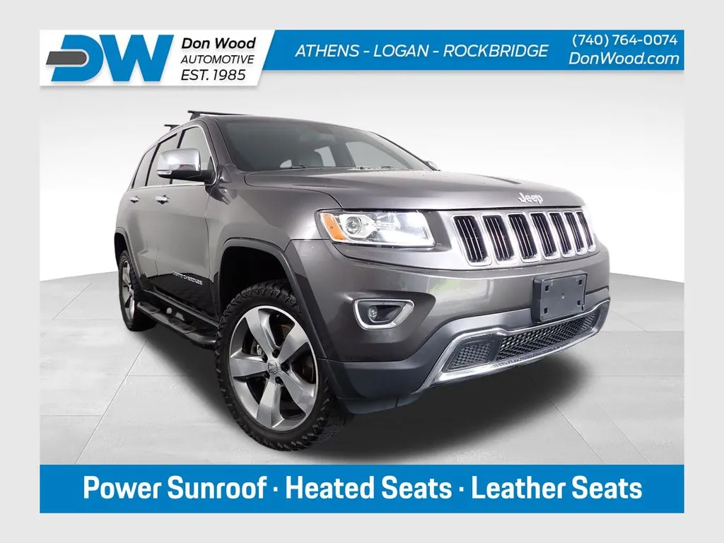Gray 2014 Jeep Grand Cherokee Limited for sale in Rockbridge, OH