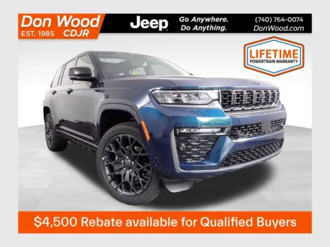 Blue 2026 Jeep Grand Cherokee Summit for sale in Rockbridge, OH