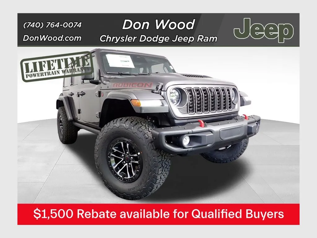 Gray 2026 Jeep Wrangler Rubicon X for sale in Rockbridge, OH