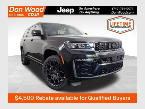 Black 2026 Jeep Grand Cherokee L Summit for sale in Rockbridge, OH