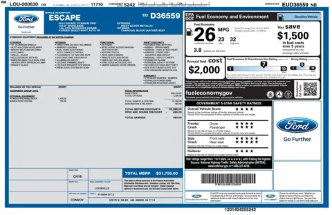 More photos of 2014 Ford Escape Titanium at Don Wood Chrysler Dodge Jeep Ram, OH