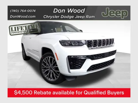 White 2026 Jeep Grand Cherokee L Summit for sale in Rockbridge, OH