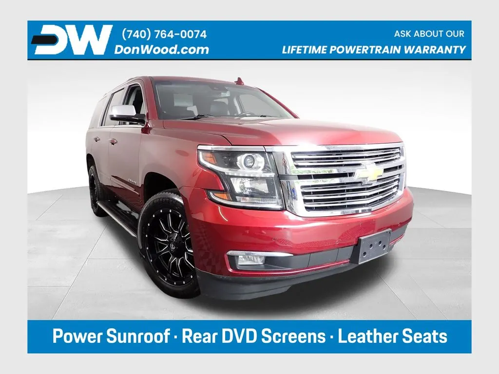 Red 2018 Chevrolet Tahoe Premier for sale in Rockbridge, OH