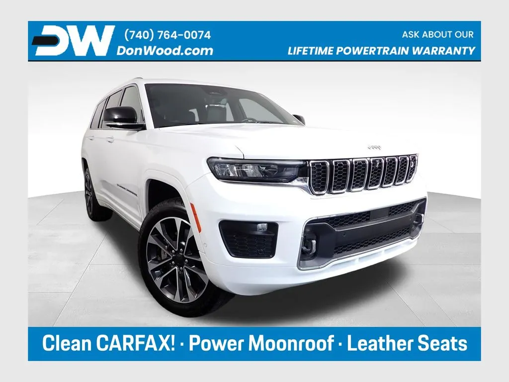 White 2021 Jeep Grand Cherokee L Overland for sale in Rockbridge, OH