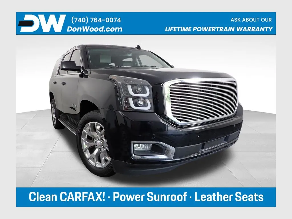 Black 2015 GMC Yukon SLT for sale in Rockbridge, OH