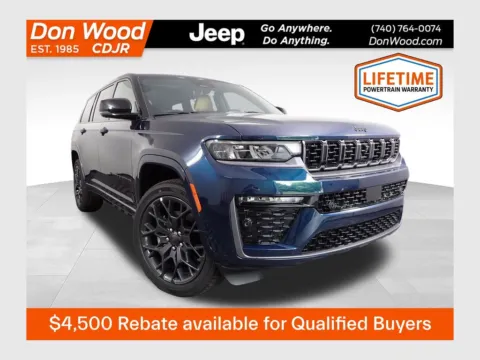 Blue 2026 Jeep Grand Cherokee L Summit for sale in Rockbridge, OH
