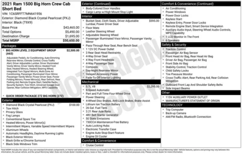 More photos of 2021 Ram 1500 Big Horn/Lone Star at Don Wood Chrysler Dodge Jeep Ram, OH