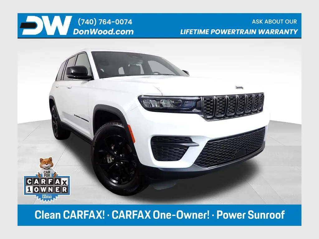 White 2025 Jeep Grand Cherokee Altitude X for sale in Rockbridge, OH