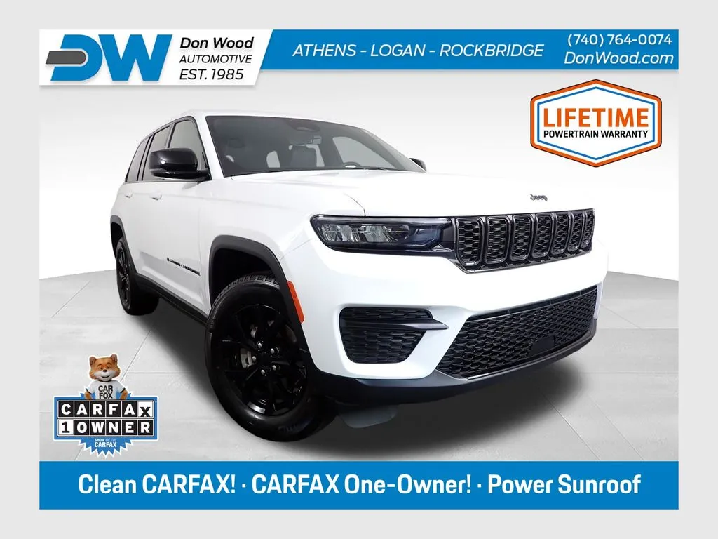 White 2025 Jeep Grand Cherokee Altitude X for sale in Rockbridge, OH