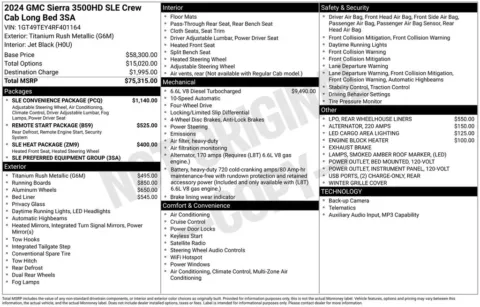 More photos of 2024 GMC Sierra 3500HD SLE at Don Wood Chrysler Dodge Jeep Ram, OH