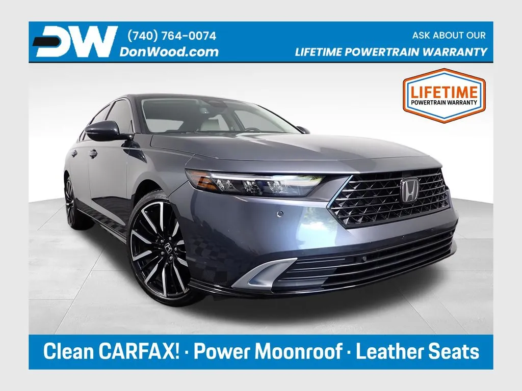 Gray 2024 Honda Accord Hybrid Touring for sale in Rockbridge, OH