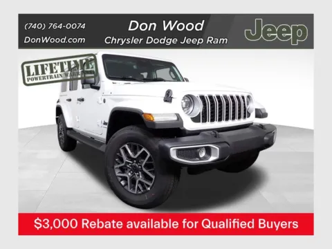 White 2026 Jeep Wrangler Sahara for sale in Rockbridge, OH
