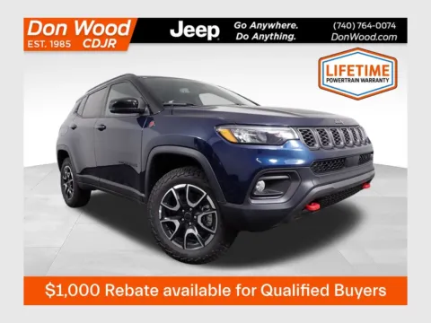 Blue 2026 Jeep Compass Trailhawk for sale in Rockbridge, OH