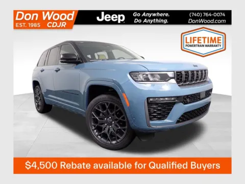 Blue 2026 Jeep Grand Cherokee Summit for sale in Rockbridge, OH