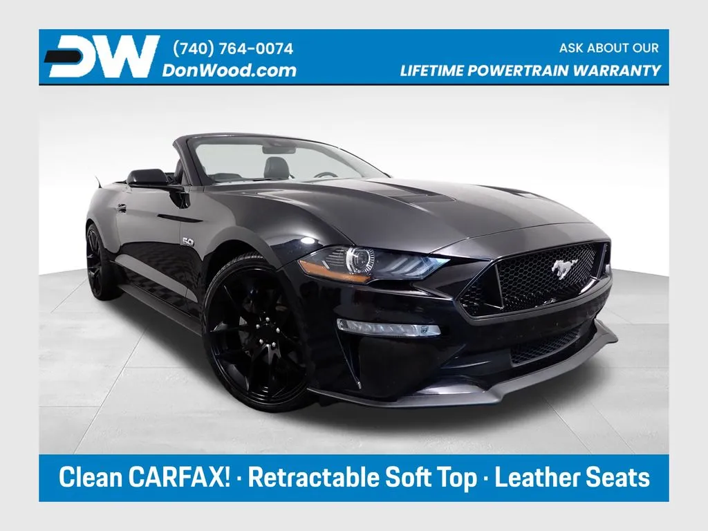 Black 2021 Ford Mustang GT Premium for sale in Rockbridge, OH