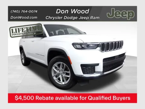 White 2026 Jeep Grand Cherokee L Laredo for sale in Rockbridge, OH