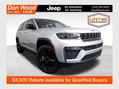 Silver 2026 Jeep Grand Cherokee L Limited for sale in Rockbridge, OH
