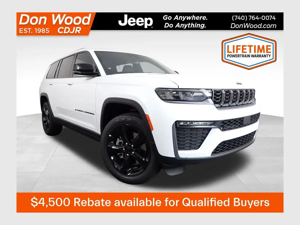 White 2026 Jeep Grand Cherokee L Limited for sale in Rockbridge, OH