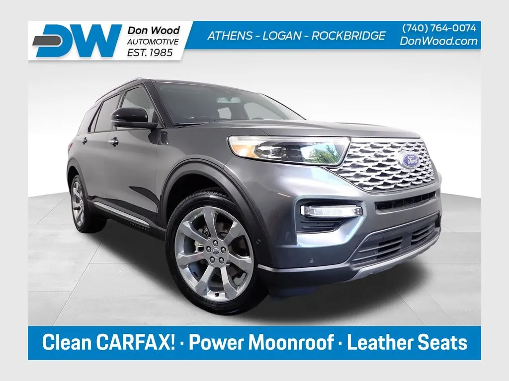 Gray 2020 Ford Explorer Platinum for sale in Rockbridge, OH