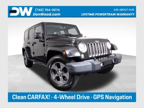 Black 2017 Jeep Wrangler Unlimited Sahara for sale in Rockbridge, OH