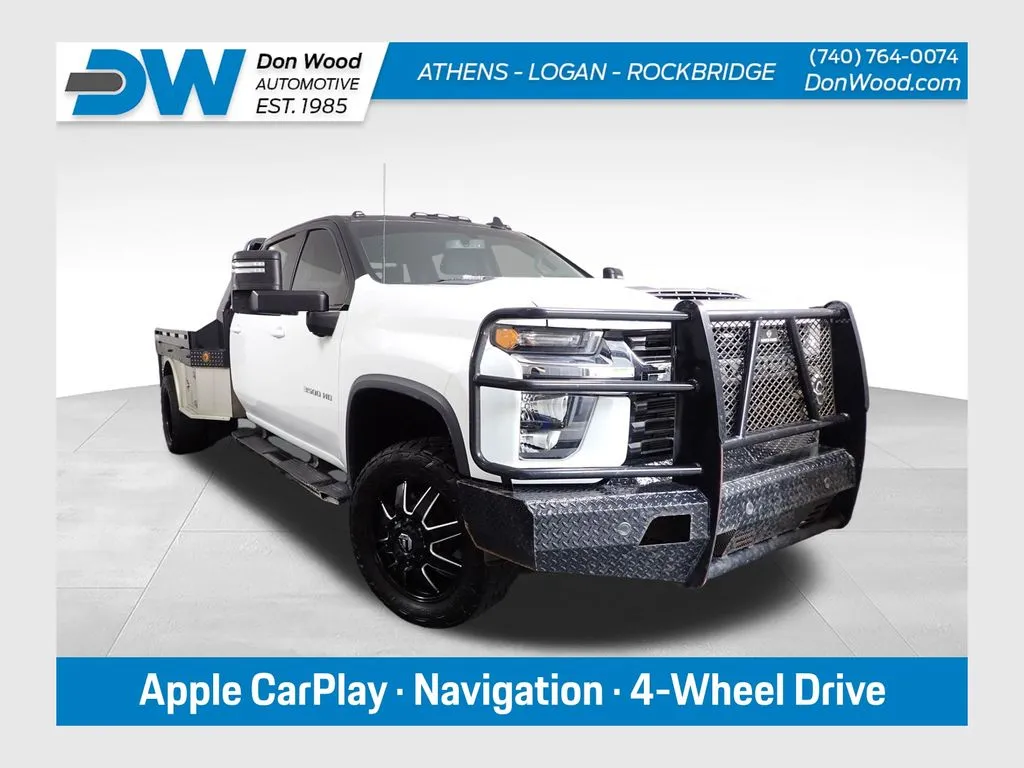 White 2021 Chevrolet Silverado 3500 HD LT for sale in Rockbridge, OH