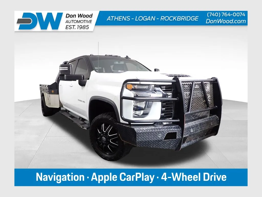 White 2021 Chevrolet Silverado 3500 HD LT for sale in Rockbridge, OH