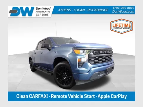 Blue 2024 Chevrolet Silverado 1500 Custom for sale in Rockbridge, OH