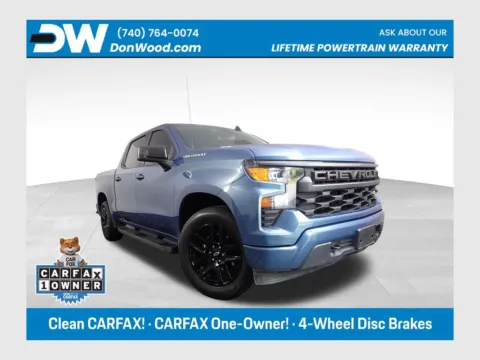 Blue 2024 Chevrolet Silverado 1500 Custom for sale in Rockbridge, OH