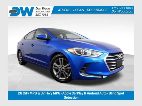 Blue 2018 Hyundai Elantra SEL for sale in Rockbridge, OH