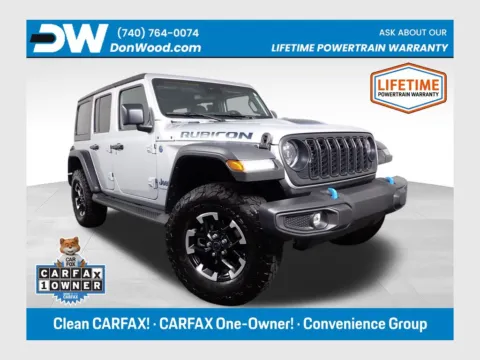 Silver 2024 Jeep Wrangler Rubicon 4xe for sale in Rockbridge, OH