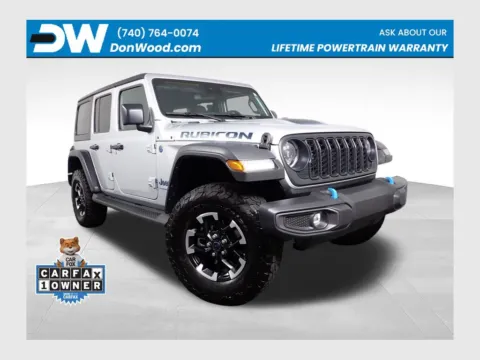 Silver 2024 Jeep Wrangler Rubicon 4xe for sale in Rockbridge, OH