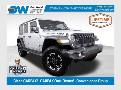 Silver 2024 Jeep Wrangler Rubicon 4xe for sale in Rockbridge, OH