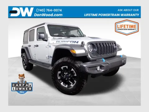 Silver 2024 Jeep Wrangler Rubicon 4xe for sale in Rockbridge, OH