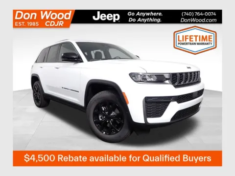White 2026 Jeep Grand Cherokee Laredo Altitude for sale in Rockbridge, OH