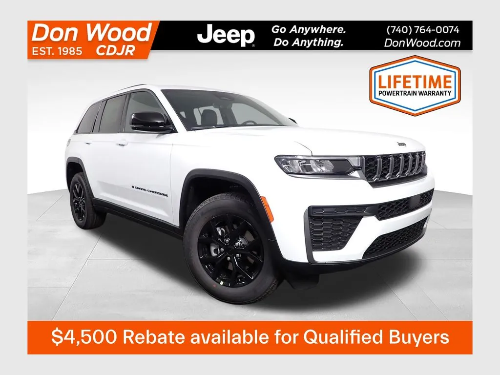 White 2026 Jeep Grand Cherokee Altitude for sale in Rockbridge, OH