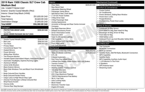 Another view of 2019 Ram 1500 Classic SLT for sale in Rockbridge, OH at Don Wood Chrysler Dodge Jeep Ram