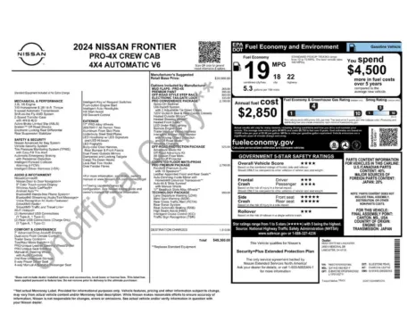More photos of 2024 Nissan Frontier PRO-4X at Don Wood Chrysler Dodge Jeep Ram, OH
