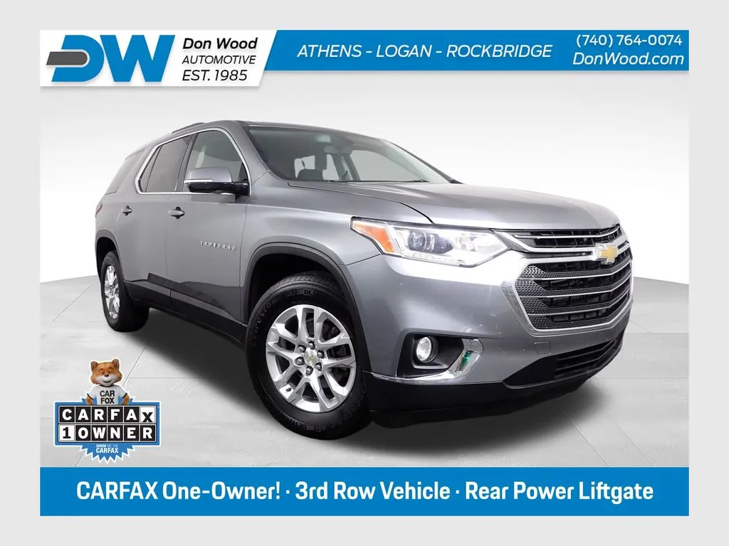 Gray 2018 Chevrolet Traverse LT for sale in Rockbridge, OH