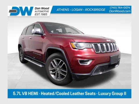 Red 2017 Jeep Grand Cherokee Limited for sale in Rockbridge, OH