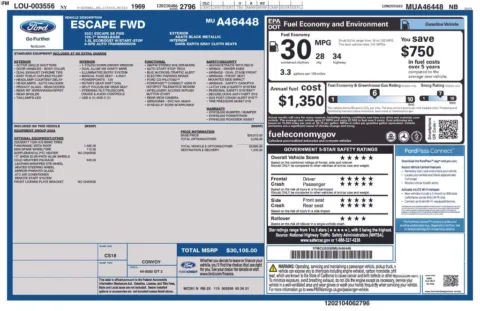 Photos of 2021 Ford Escape SE for sale in Rockbridge, OH at Don Wood Chrysler Dodge Jeep Ram