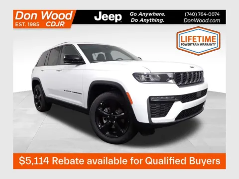 White 2026 Jeep Grand Cherokee Limited for sale in Rockbridge, OH