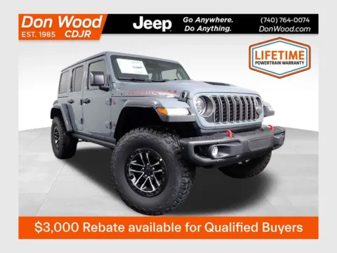 Blue 2026 Jeep Wrangler Rubicon X for sale in Rockbridge, OH