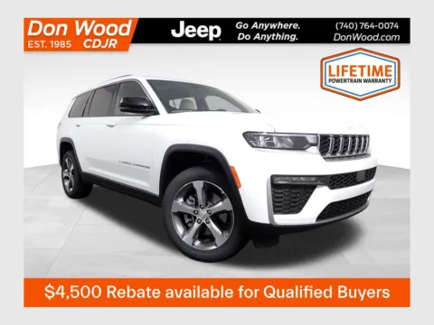 White 2026 Jeep Grand Cherokee L Limited for sale in Rockbridge, OH