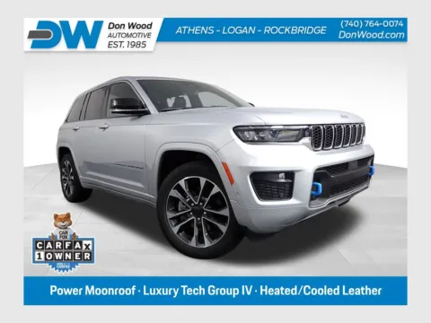 Silver 2022 Jeep Grand Cherokee Overland 4xe for sale in Rockbridge, OH