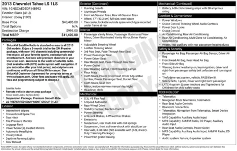 Photos of 2013 Chevrolet Tahoe LS for sale in Rockbridge, OH at Don Wood Chrysler Dodge Jeep Ram