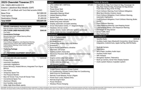 More photos of 2025 Chevrolet Traverse Z71 at Don Wood Chrysler Dodge Jeep Ram, OH