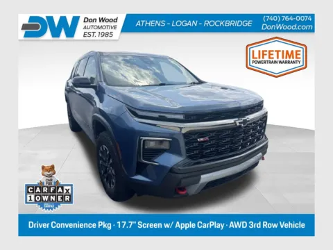 Blue 2025 Chevrolet Traverse Z71 for sale in Rockbridge, OH