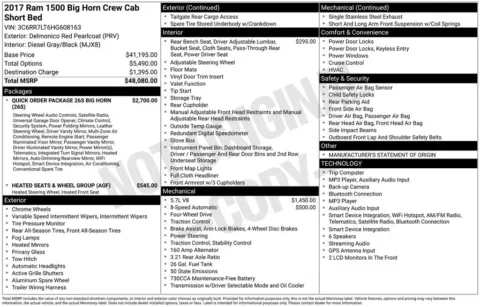 Photos of 2017 Ram 1500 Big Horn for sale in Rockbridge, OH at Don Wood Chrysler Dodge Jeep Ram
